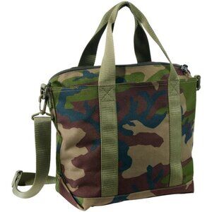 Like New * LL Bean * Zip Hunter's Tote Bag With Strap, Camo, Medium